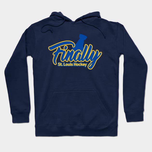 Finally St Louis Hockey Hoodie by Ostakos